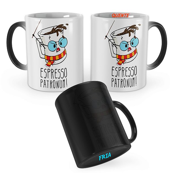 Caneca Mágica Harry Potter Expresso Patronum