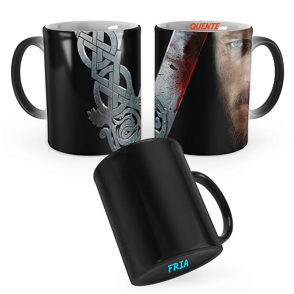 Caneca Mágica Série Vikings Ragnar