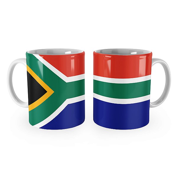 Caneca Bandeira da África do Sul País