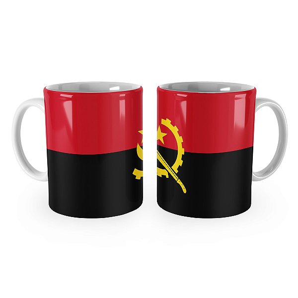Caneca Bandeira de Angola País