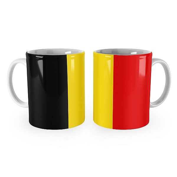 Caneca Bandeira da Bélgica País