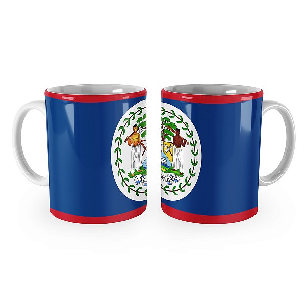 Caneca Bandeira de Belize País