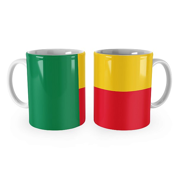 Caneca Bandeira do Benin País