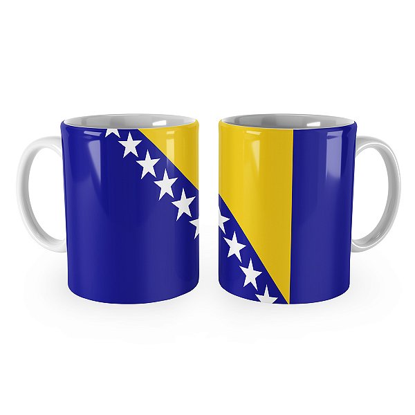 Caneca Bandeira da Bósnia País