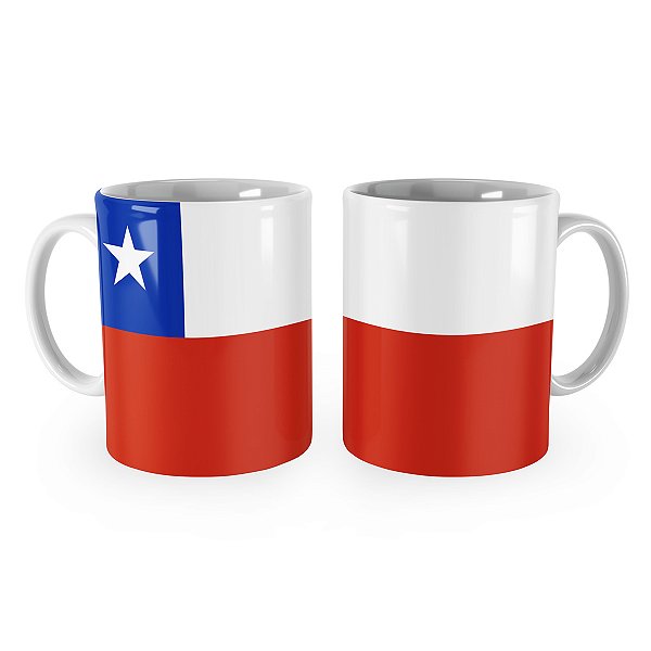 Caneca Bandeira do Chile País
