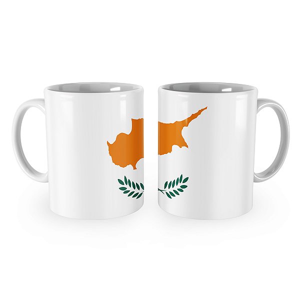 Caneca Bandeira de Chipre País