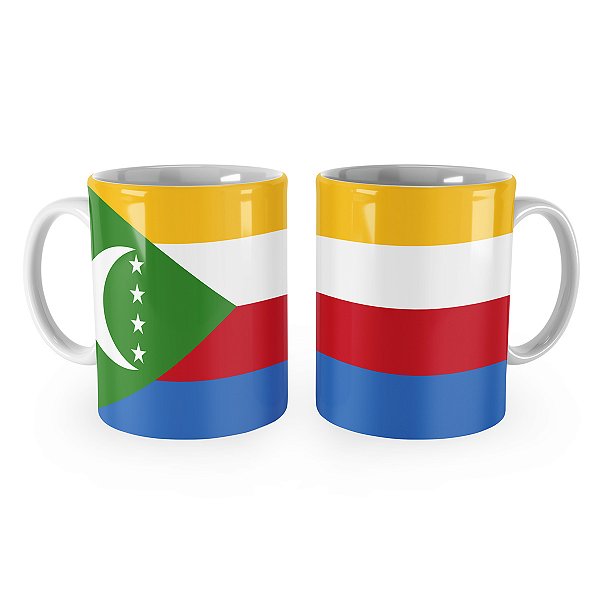 Caneca Bandeira das Comores País