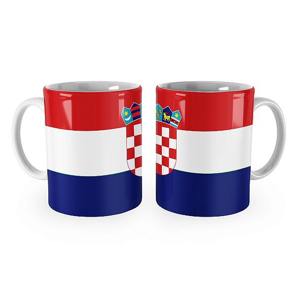 Caneca Bandeira da Croácia País