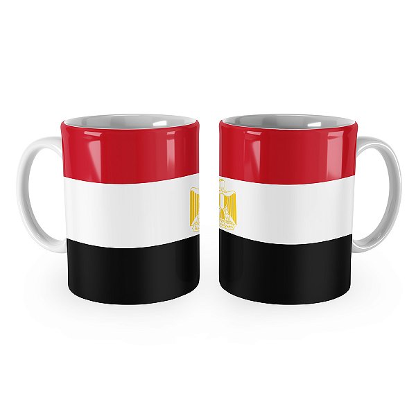 Caneca Bandeira do Egito País