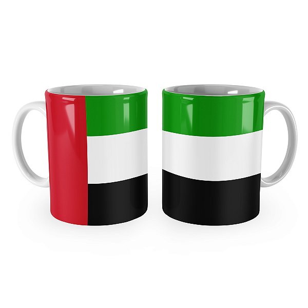 Caneca Bandeira dos Emirados Árabes Unidos País
