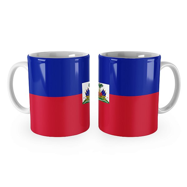 Caneca Bandeira do Haiti País