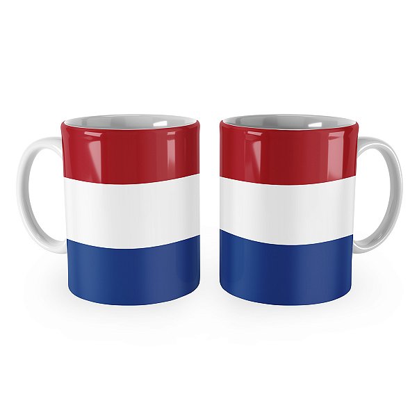 Caneca Bandeira da Holanda País