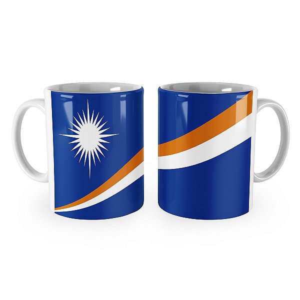 Caneca Bandeira das Ilhas Marshall País