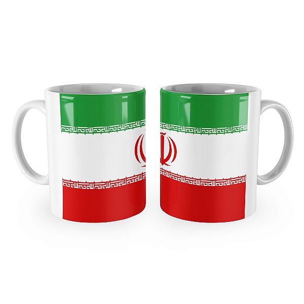 Caneca Bandeira do Irã País