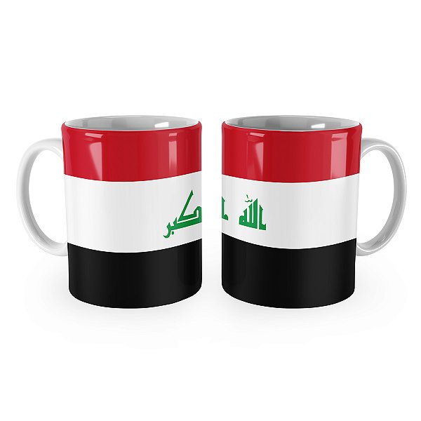 Caneca Bandeira do Iraque País