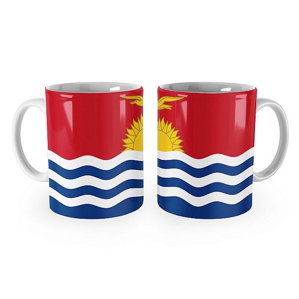 Caneca Bandeira de Kiribati País