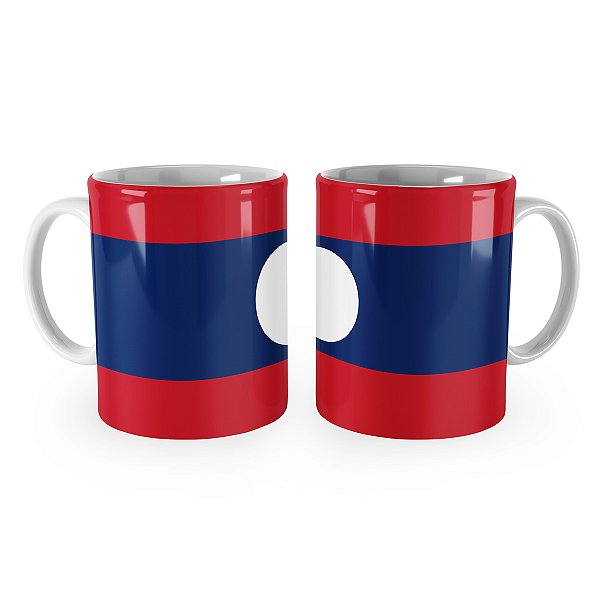 Caneca Bandeira do Laos País