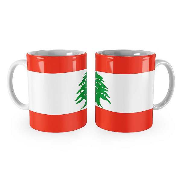 Caneca Bandeira do Líbano País