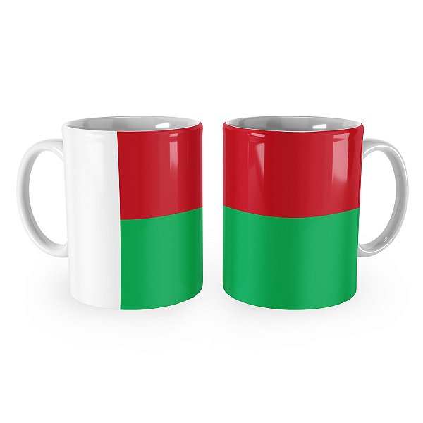 Caneca Bandeira de Madagascar País