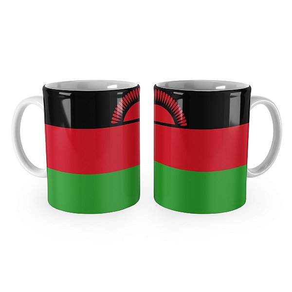 Caneca Bandeira do Malauí País