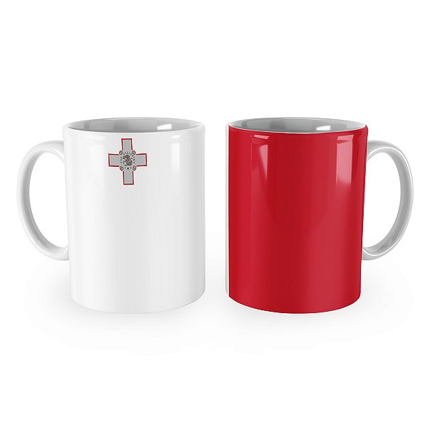 Caneca Bandeira de Malta País