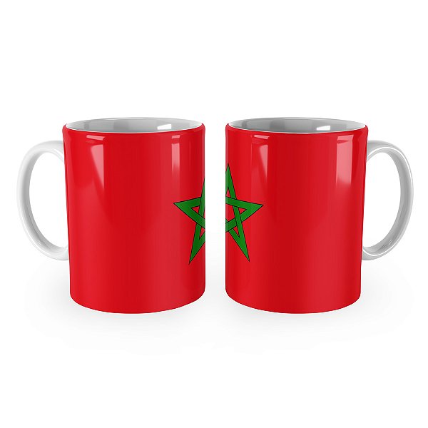Caneca Bandeira do Marrocos País