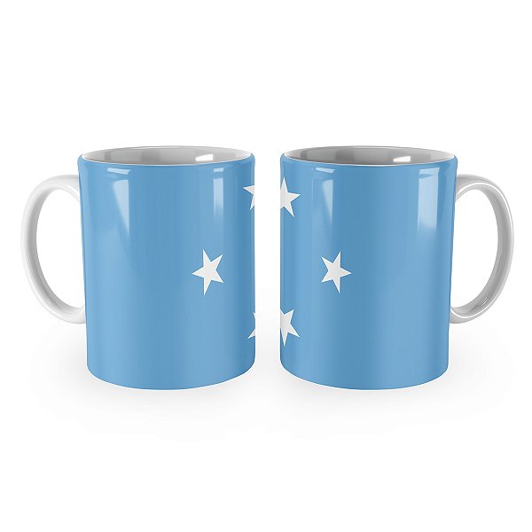 Caneca Bandeira da Micronésia País