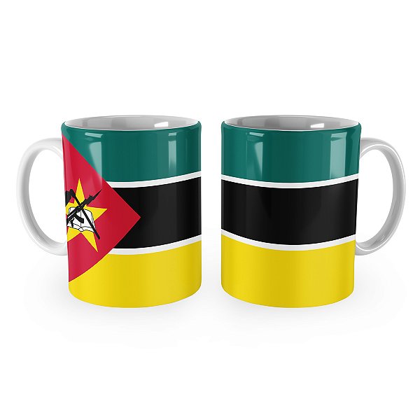 Caneca Bandeira de Moçambique País