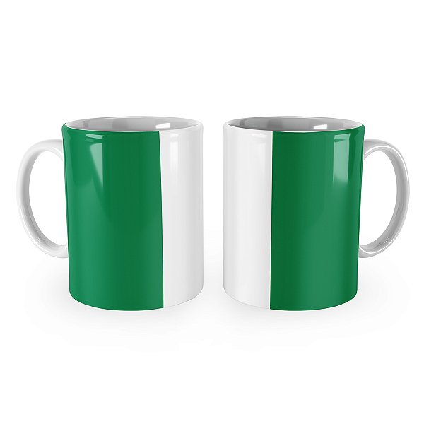 Caneca Bandeira da Nigéria País