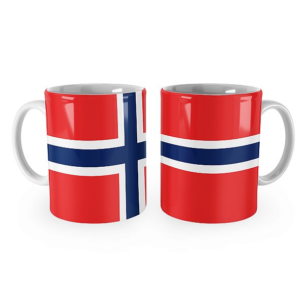 Caneca Bandeira da Noruega País