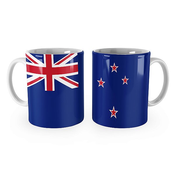Caneca Bandeira da Nova Zelândia País