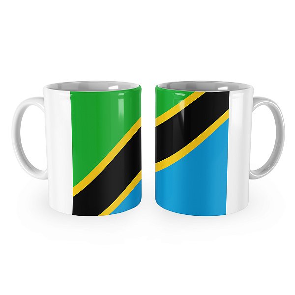 Caneca Bandeira da Tanzânia País