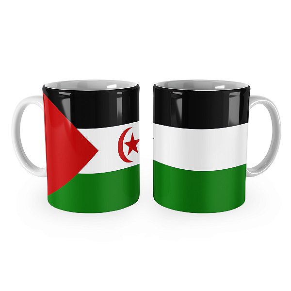 Caneca Bandeira do Saara Ocidental País