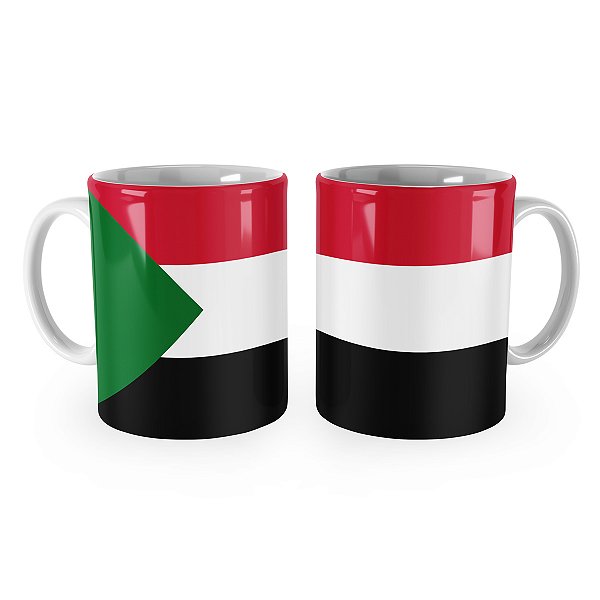 Caneca Bandeira do Sudão País