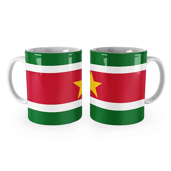 Caneca Bandeira do Suriname País