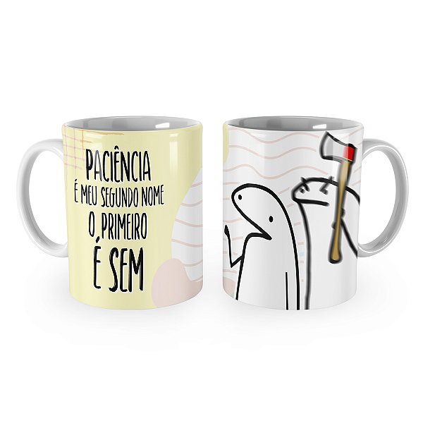 Caneca Flork Paciência Primeiro Nome