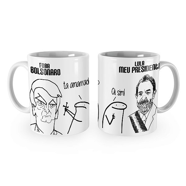 Caneca Flork Fora Bolsonaro