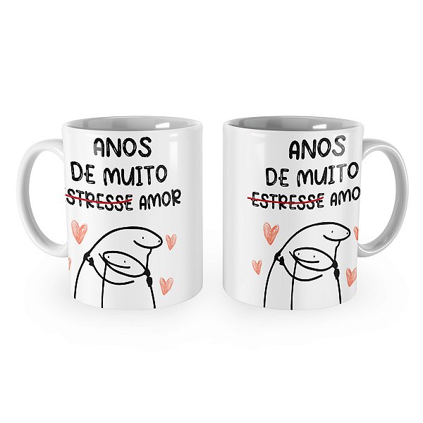 Caneca Flork Anos de Muito Amor