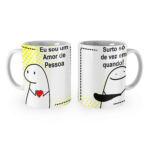 Caneca Flork Sou um Amor de Pessoa