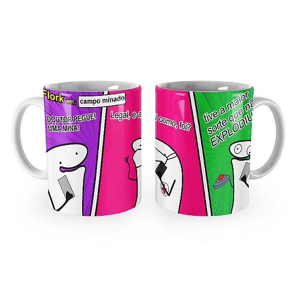 Caneca Flork em Campo Minado