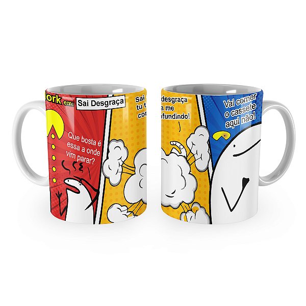 Caneca Flork em Pac Man