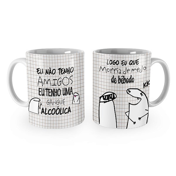 Caneca Flork Amigos Gangue Alcoólica