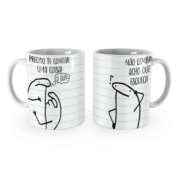 Caneca Flork Preciso te Contar Uma Coisa