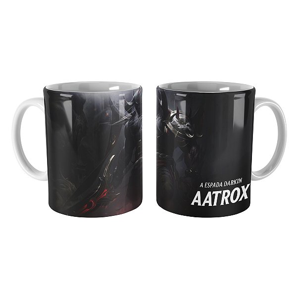 Caneca Aatrox Lua Sangrenta League of Legends Lol