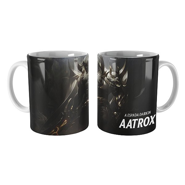 Caneca Aatrox Lua Sangrenta de Prestígio League of Legends