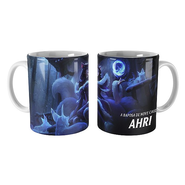 Caneca Ahri Noturna League of Legends Lol