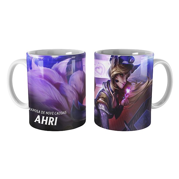 Caneca Ahri Estrela do Pop League of Legends Lol