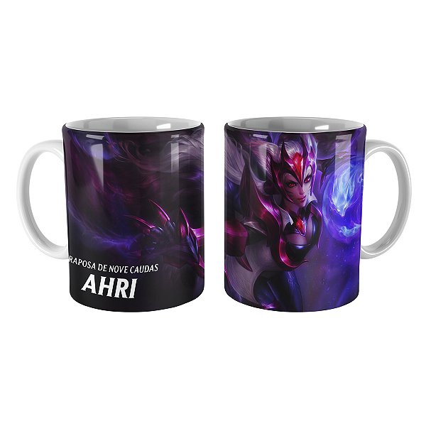 Caneca Ahri Desafiante League of Legends Lol