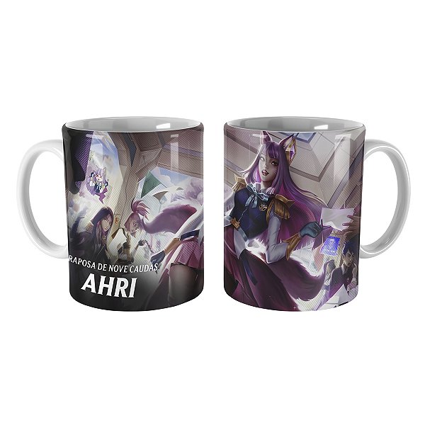 Caneca Ahri Colegial League of Legends Lol