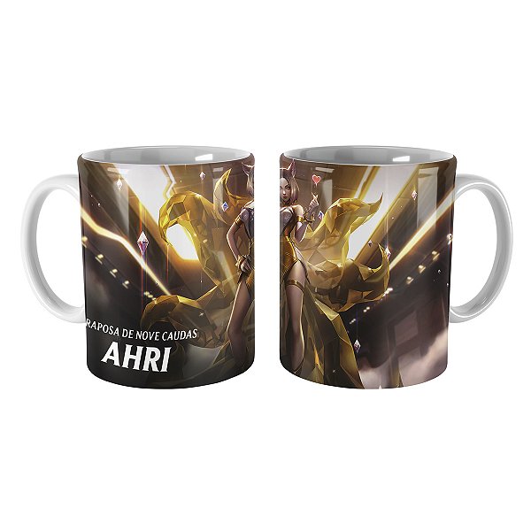 Caneca Ahri K/DA Prestígio League of Legends Lol
